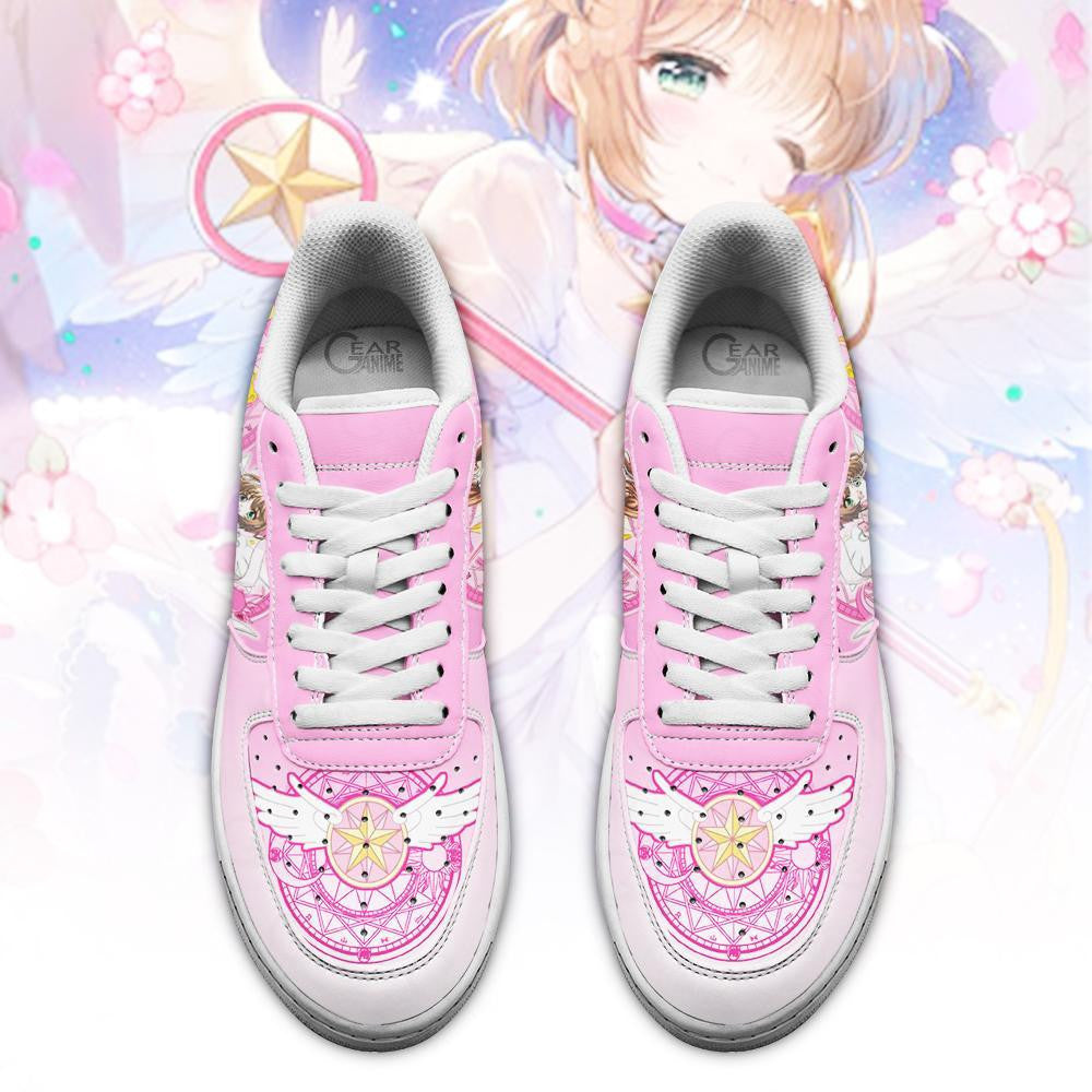 Baskets Anime Cardcaptor Sakura en Cuir Chaussures Basses Unisexes Anime Manga