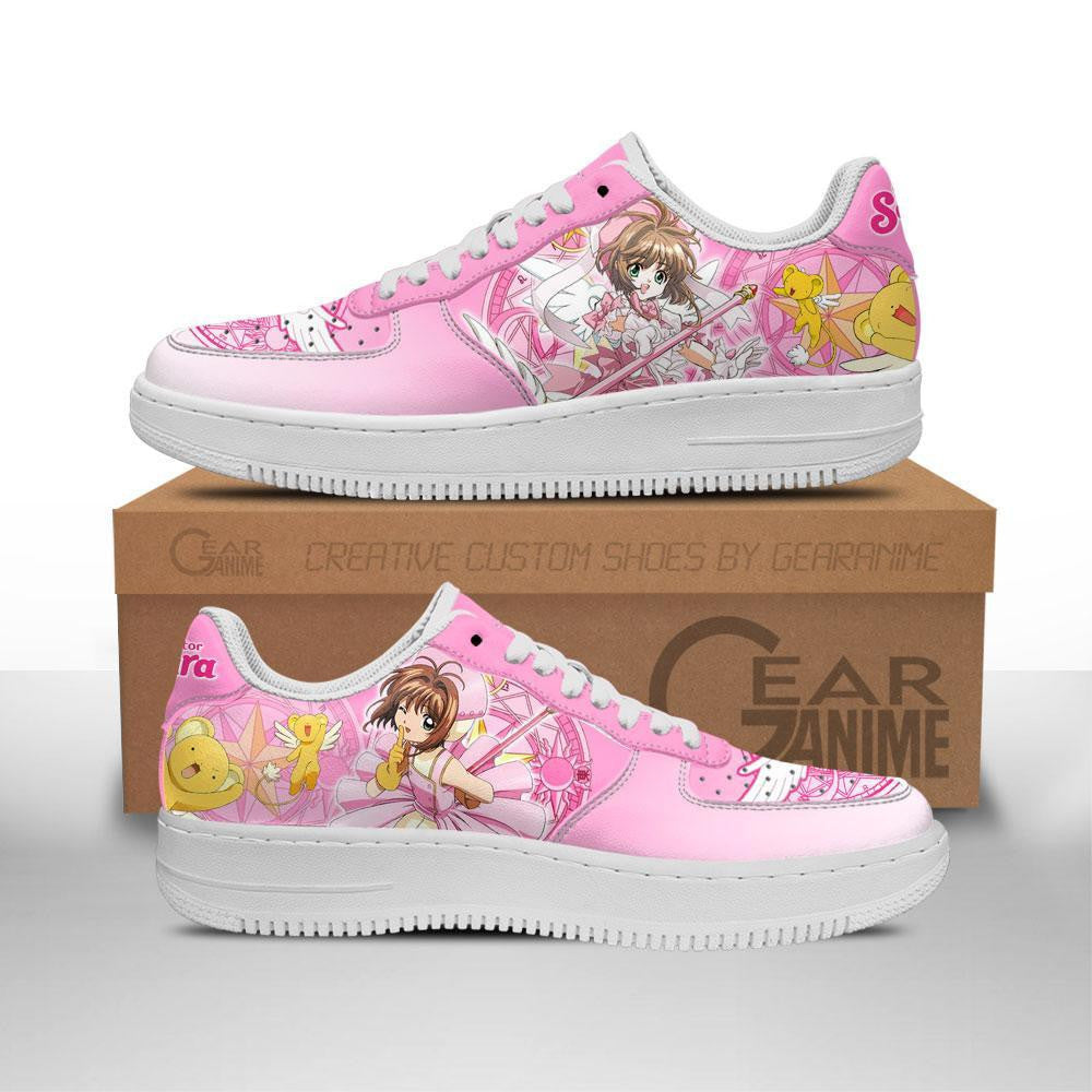 Baskets Anime Cardcaptor Sakura en Cuir Chaussures Basses Unisexes Anime Manga