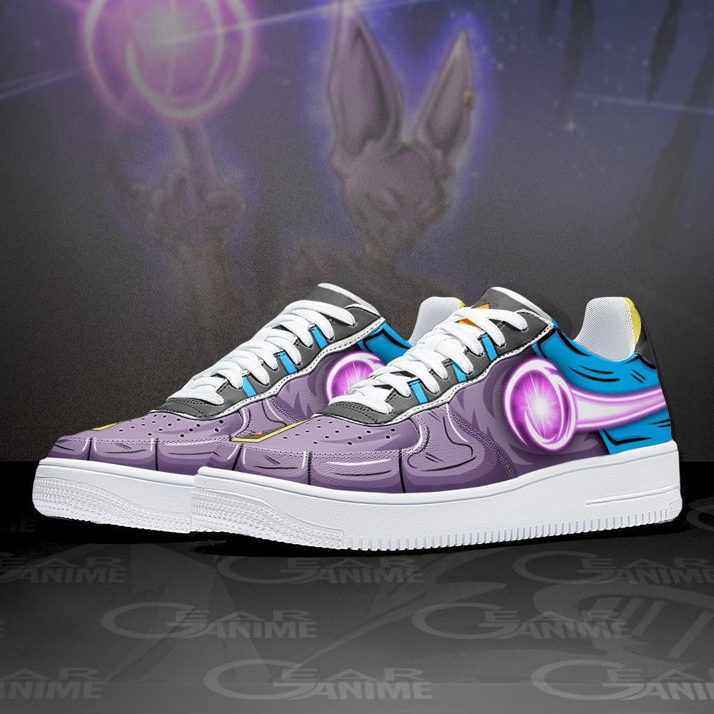 Baskets Anime Lord Beerus en Cuir Chaussures Basses Unisexes Anime Manga