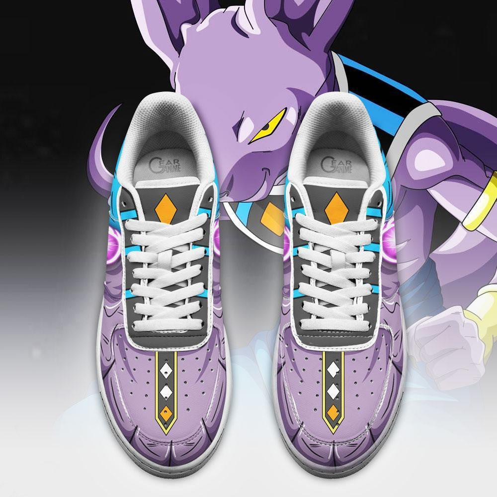Baskets Anime Lord Beerus en Cuir Chaussures Basses Unisexes Anime Manga