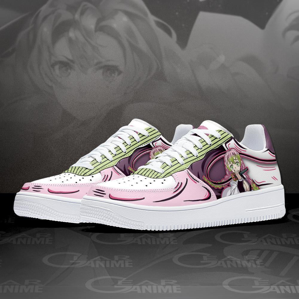Baskets Anime Mitsuri Kanroji en Cuir Chaussures Basses Unisexes Anime Manga