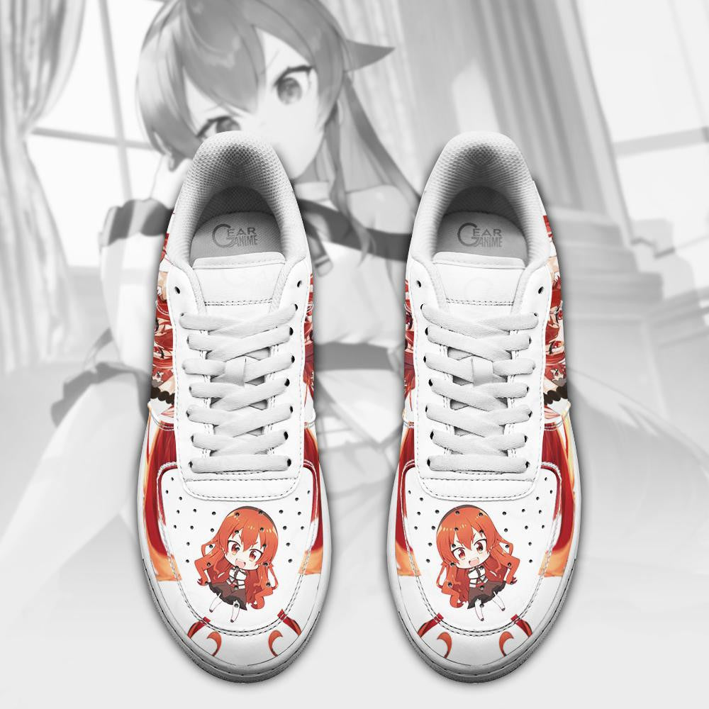 Baskets Anime Eris Boreas Greyrat en Cuir Chaussures Basses Unisexes Anime Manga