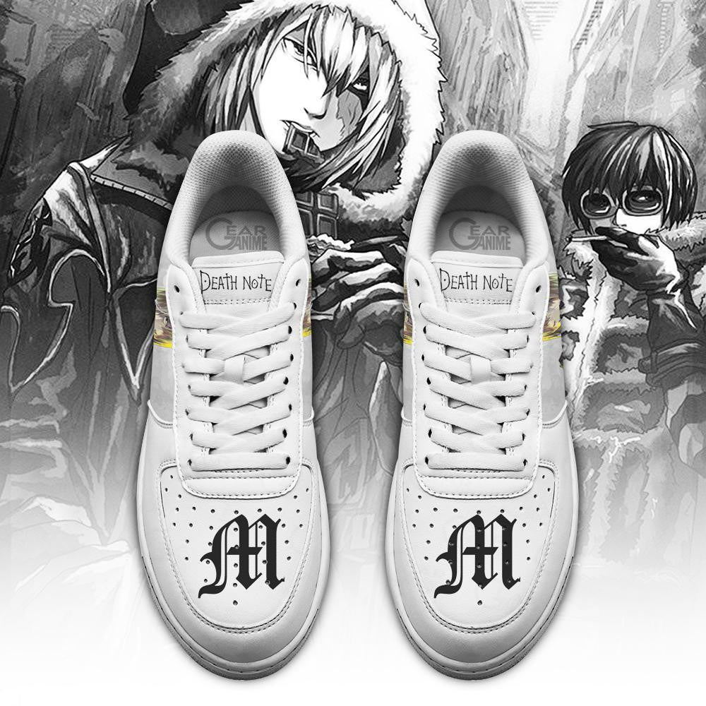 Baskets Anime Mihael Keehl Mello en Cuir Chaussures Basses Unisexes Anime Manga