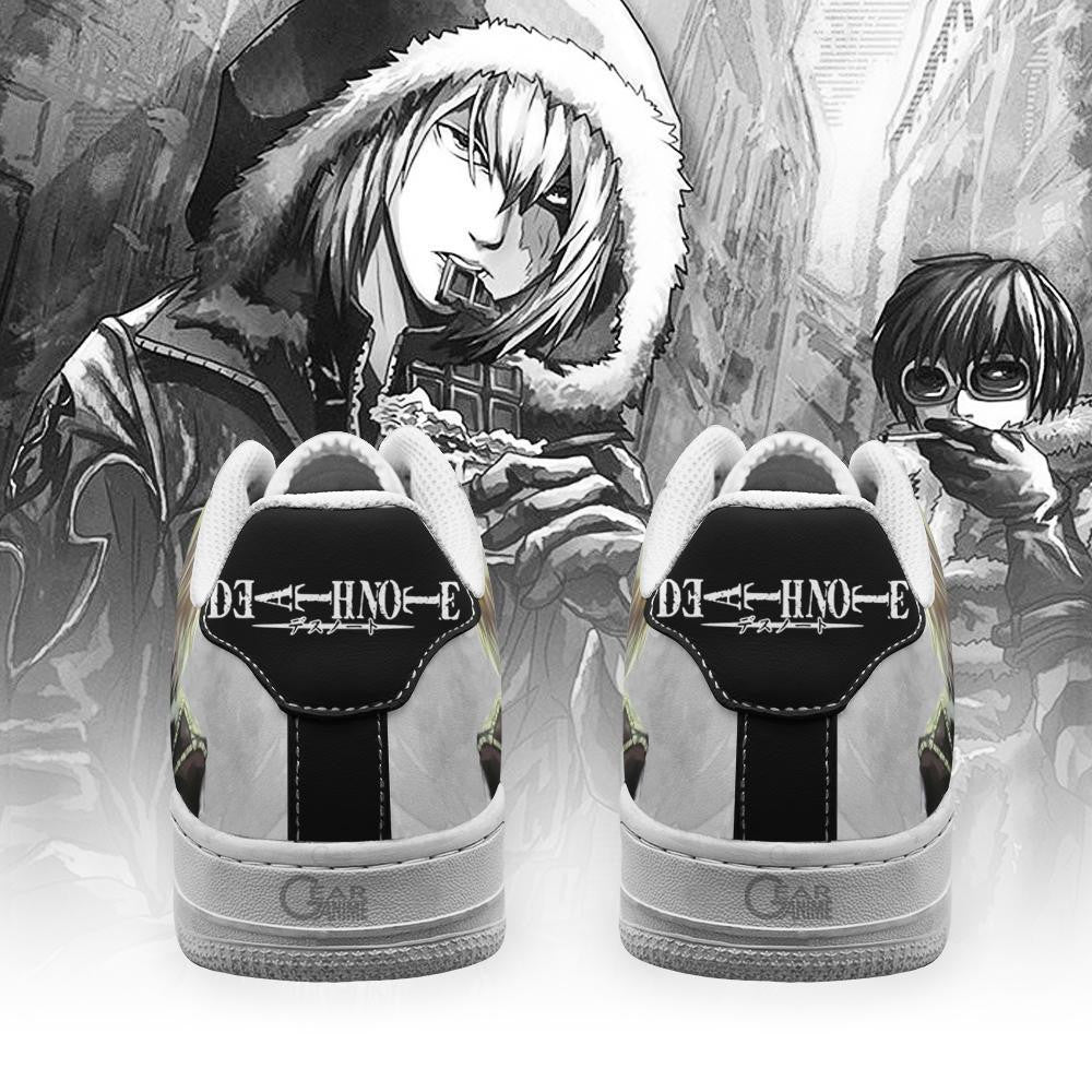 Baskets Anime Mihael Keehl Mello en Cuir Chaussures Basses Unisexes Anime Manga