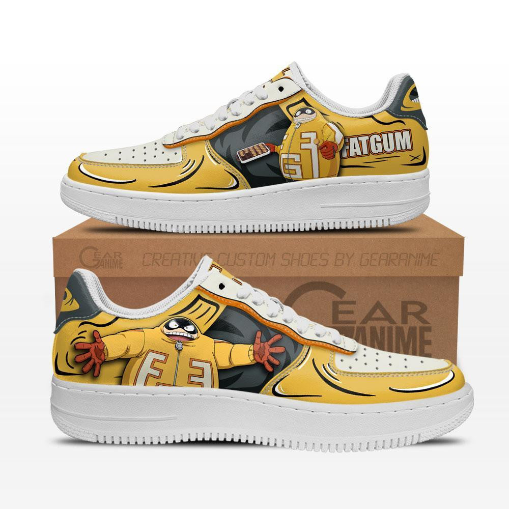 Baskets Anime Fat Gum en Cuir Chaussures Basses Unisexes Anime Manga