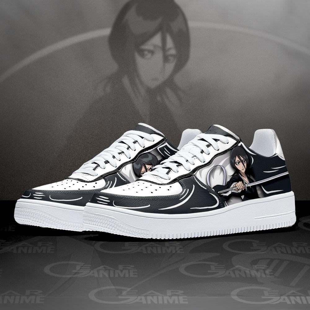 Baskets Anime Rukia Kuchiki en Cuir Chaussures Basses Unisexes Anime Manga