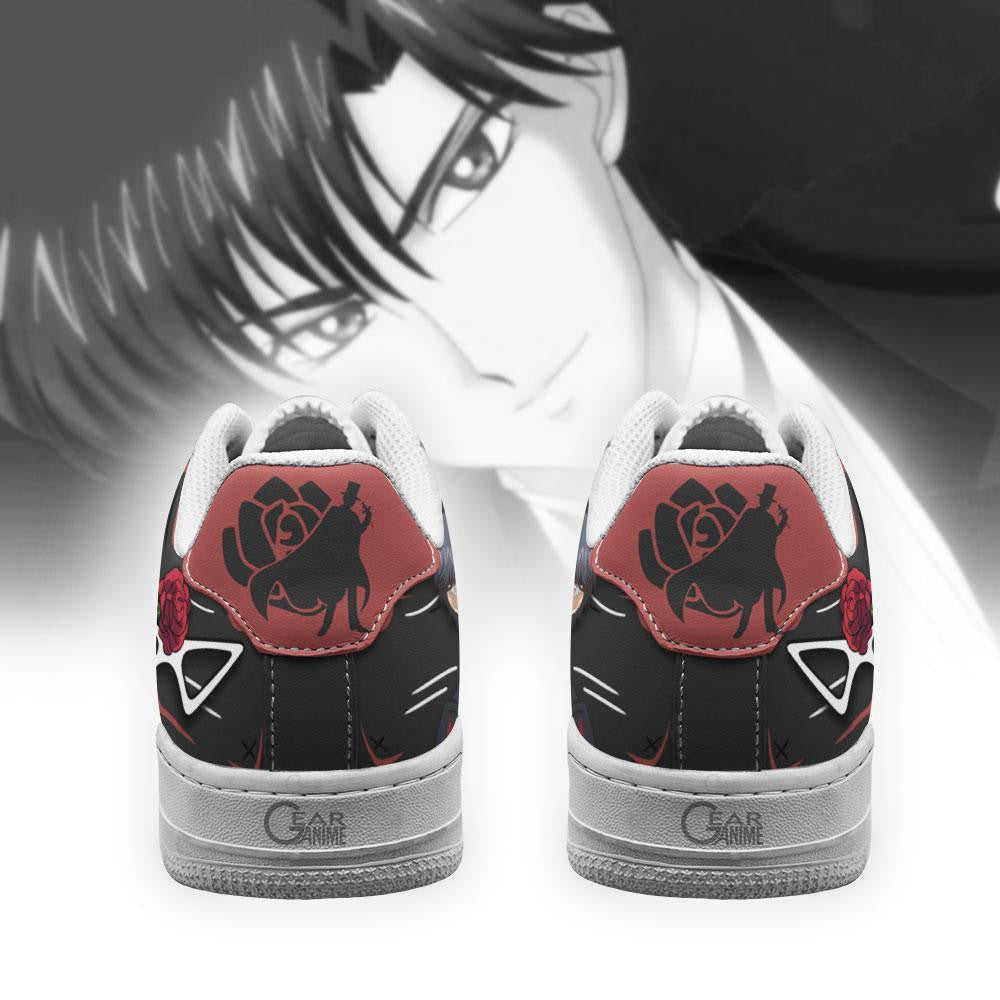 Baskets Anime Tuxedo Mask en Cuir Chaussures Basses Unisexes Anime Manga