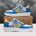 Baskets Anime Vegeta Blue en Cuir Chaussures Basses Unisexes Dragon Ball