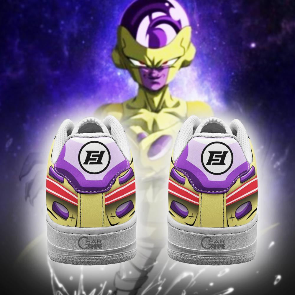 Baskets Anime Gold Frieza en Cuir Chaussures Basses Unisexes Anime Manga