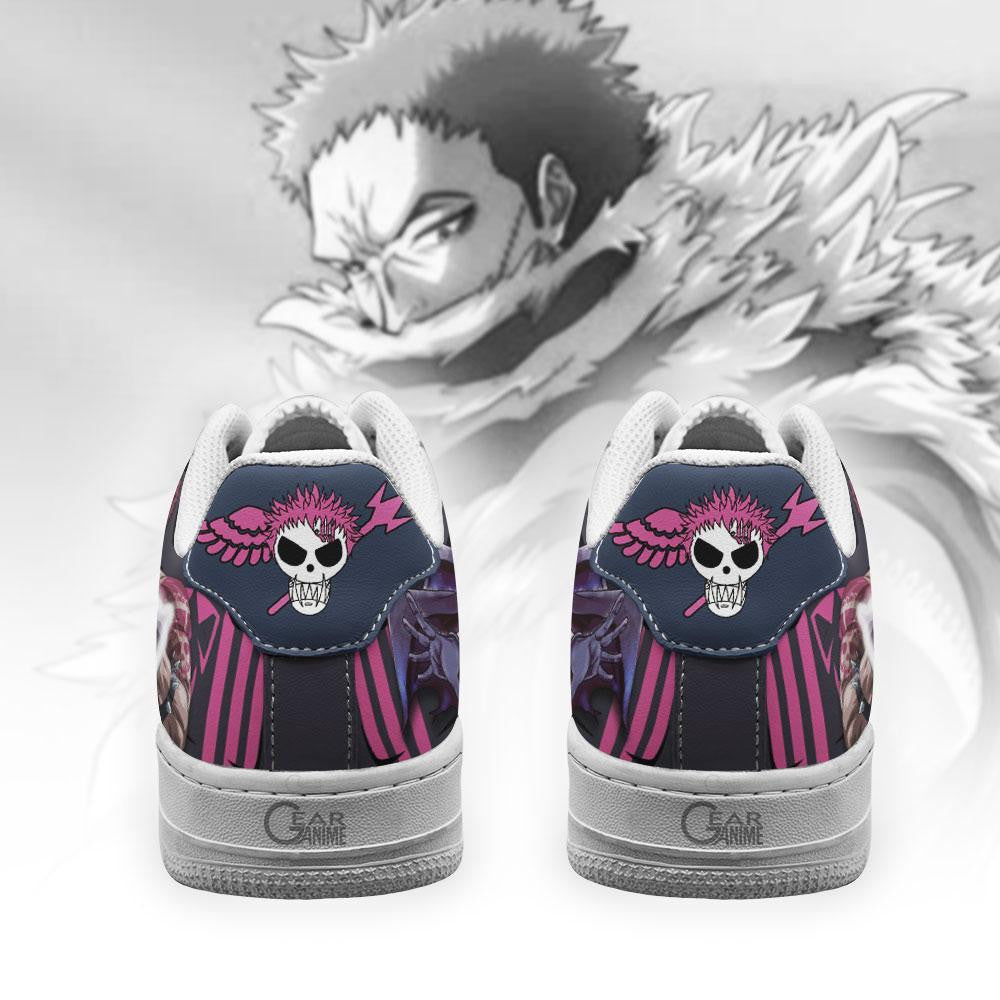 Baskets Anime Charlotte Katakuri en Cuir Chaussures Basses Unisexes Anime Manga