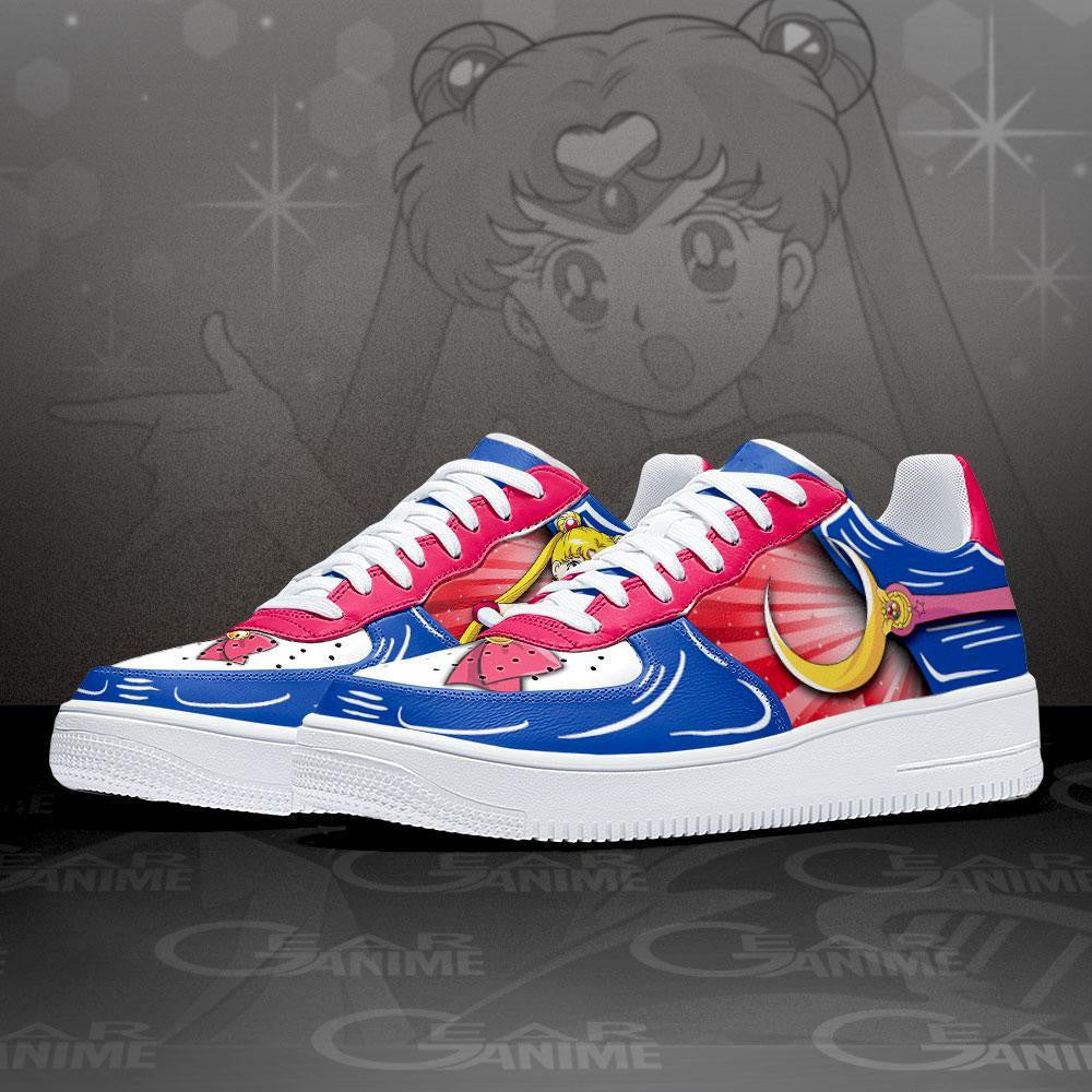 Baskets Anime Usagi Tsukino en Cuir Chaussures Basses Unisexes Anime Manga