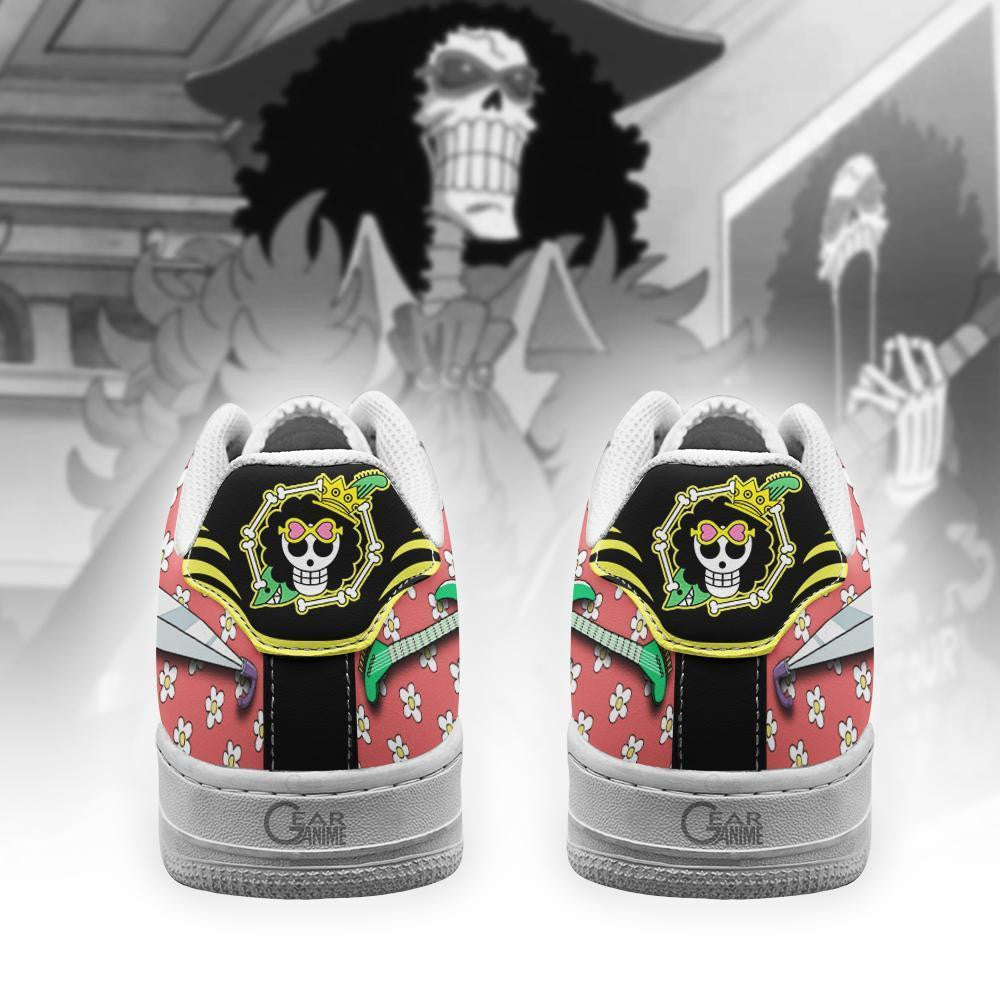 Baskets Anime Soul King Brook en Cuir Chaussures Basses Unisexes Anime Manga