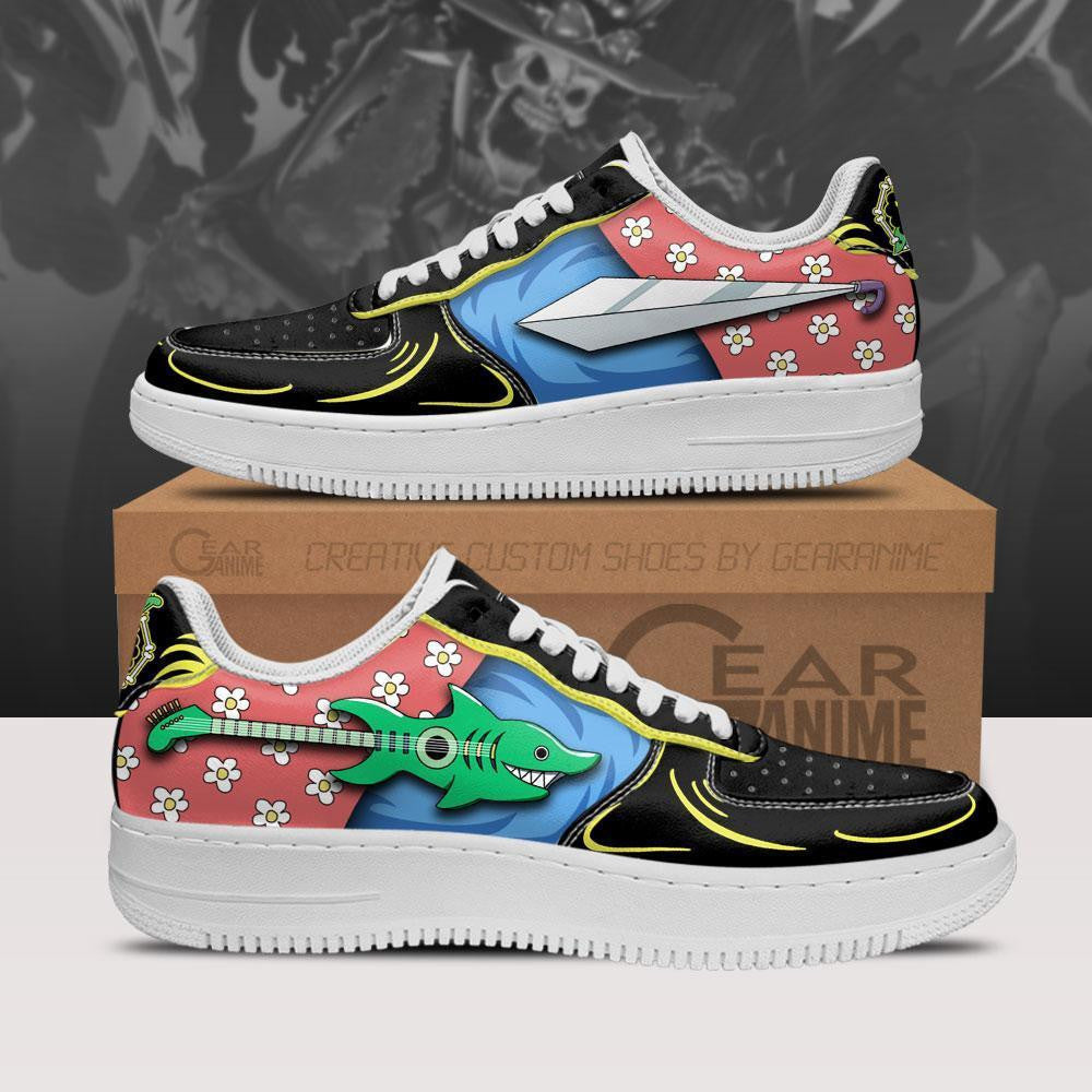 Baskets Anime Soul King Brook en Cuir Chaussures Basses Unisexes Anime Manga