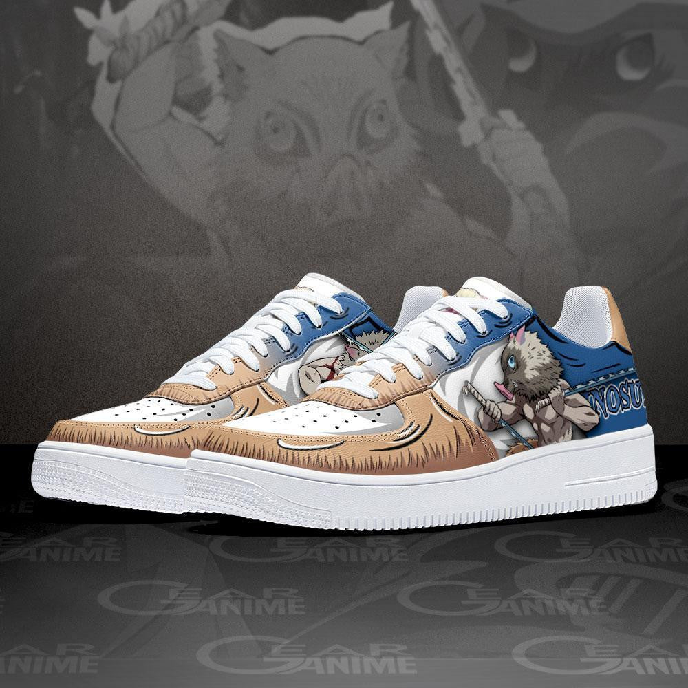 Baskets Anime Hashibira Inosuke en Cuir Chaussures Basses Unisexes Anime Manga