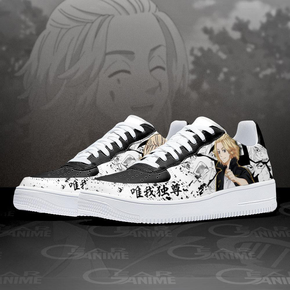 Baskets Anime Manjirou Sano Mikey en Cuir Chaussures Basses Unisexes Anime Manga