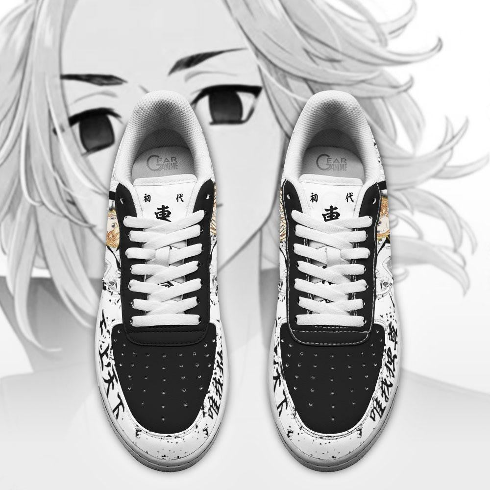 Baskets Anime Manjirou Sano Mikey en Cuir Chaussures Basses Unisexes Anime Manga
