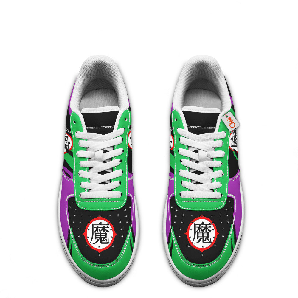 Baskets Anime King Piccolo Symbol en Cuir Chaussures Basses Unisexes Anime Manga