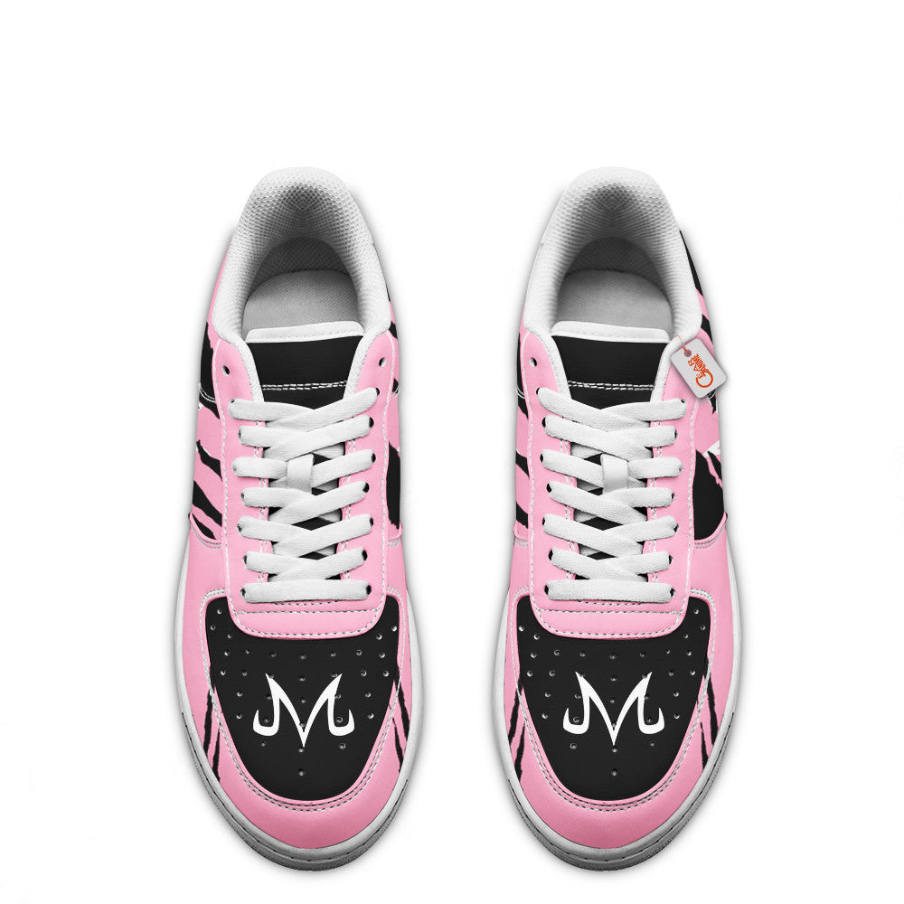Baskets Anime Majin Buu Symbol en Cuir Chaussures Basses Unisexes Anime Manga