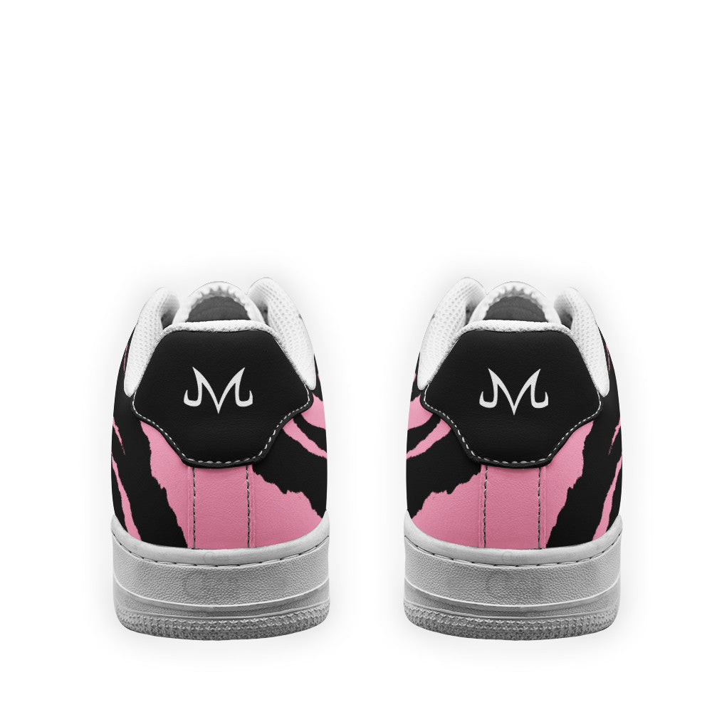 Baskets Anime Majin Buu Symbol en Cuir Chaussures Basses Unisexes Anime Manga