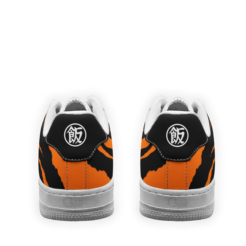Baskets Anime Gohan Symbol en Cuir Chaussures Basses Unisexes Anime Manga