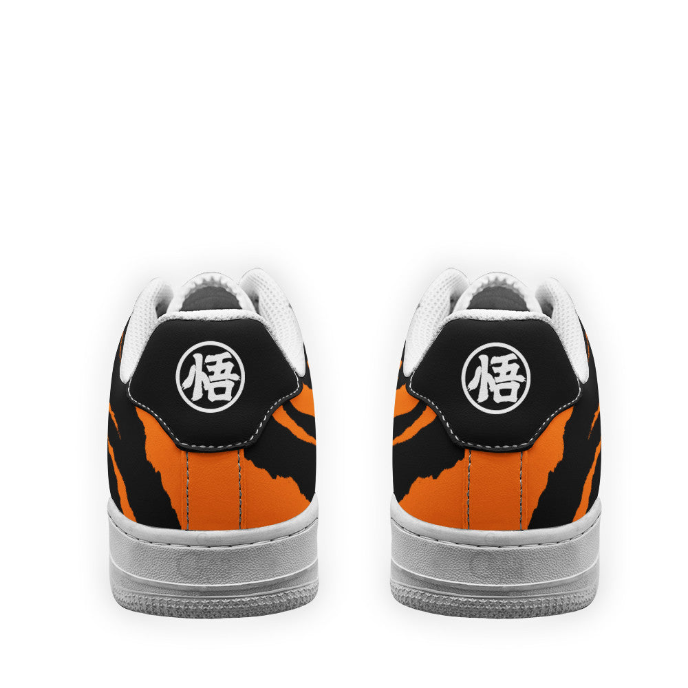 Baskets Anime Goku Kanji Symbol en Cuir Chaussures Basses Unisexes Dragon Ball