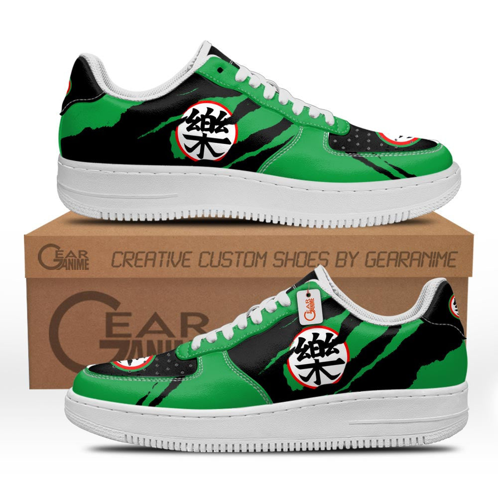 Baskets Anime Yamcha Symbol en Cuir Chaussures Basses Unisexes Anime Manga