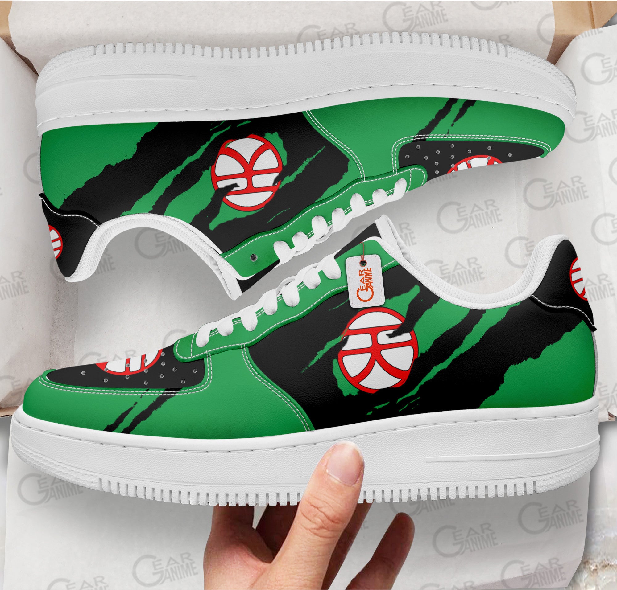 Baskets Anime Tien Shinhan Symbol en Cuir Chaussures Basses Unisexes Anime Manga