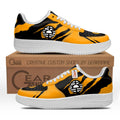 Baskets Anime Goku King Kai Symbol en Cuir Chaussures Basses Unisexes Dragon Ball