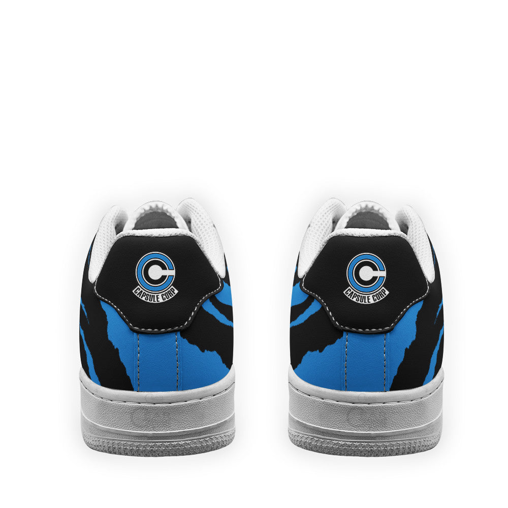 Baskets Anime Capsule Corp Symbol en Cuir Chaussures Basses Unisexes Anime Manga