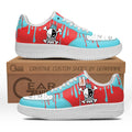 Baskets Anime Franky Symbol en Cuir Chaussures Basses Unisexes Anime Manga