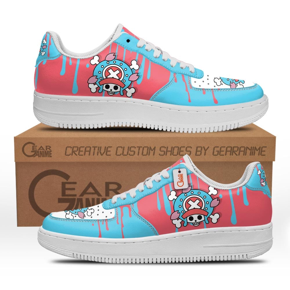 Baskets Anime Chopper Symbol en Cuir Chaussures Basses Unisexes Anime Manga
