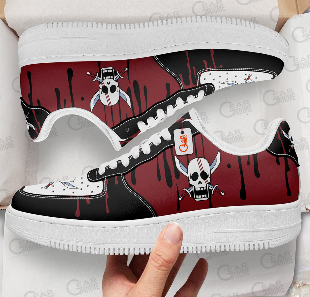 Baskets Anime Shanks Symbol en Cuir Chaussures Basses Unisexes Anime Manga