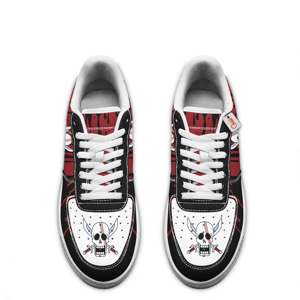 Baskets Anime Shanks Symbol en Cuir Chaussures Basses Unisexes Anime Manga
