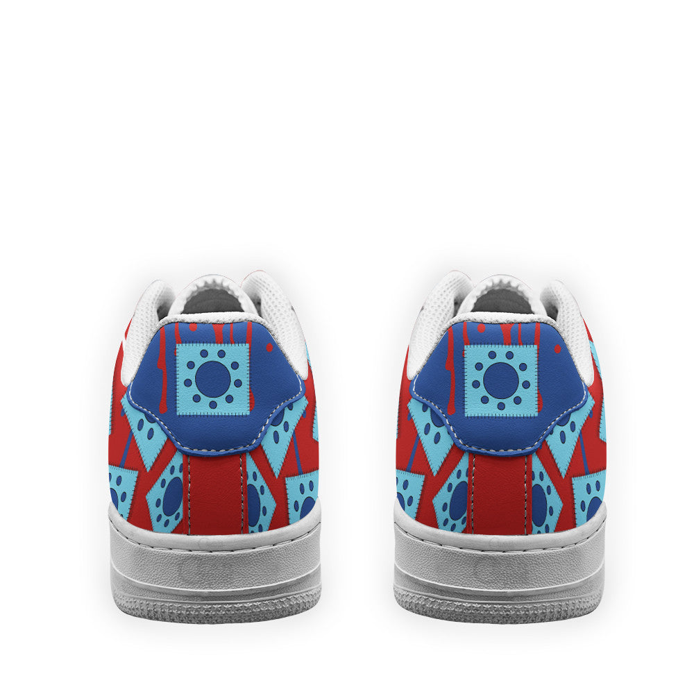 Baskets Anime Luffy Wano Arc en Cuir Chaussures Basses Unisexes One Piece