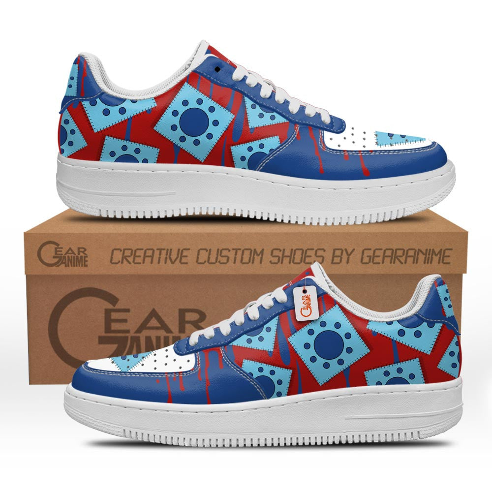 Baskets Anime Luffy Wano Arc en Cuir Chaussures Basses Unisexes One Piece
