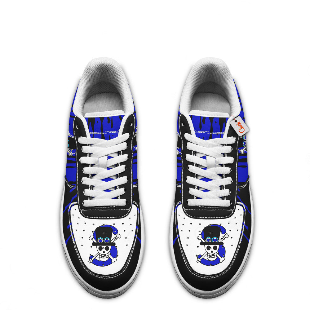 Baskets Anime Sabo Symbol en Cuir Chaussures Basses Unisexes Anime Manga