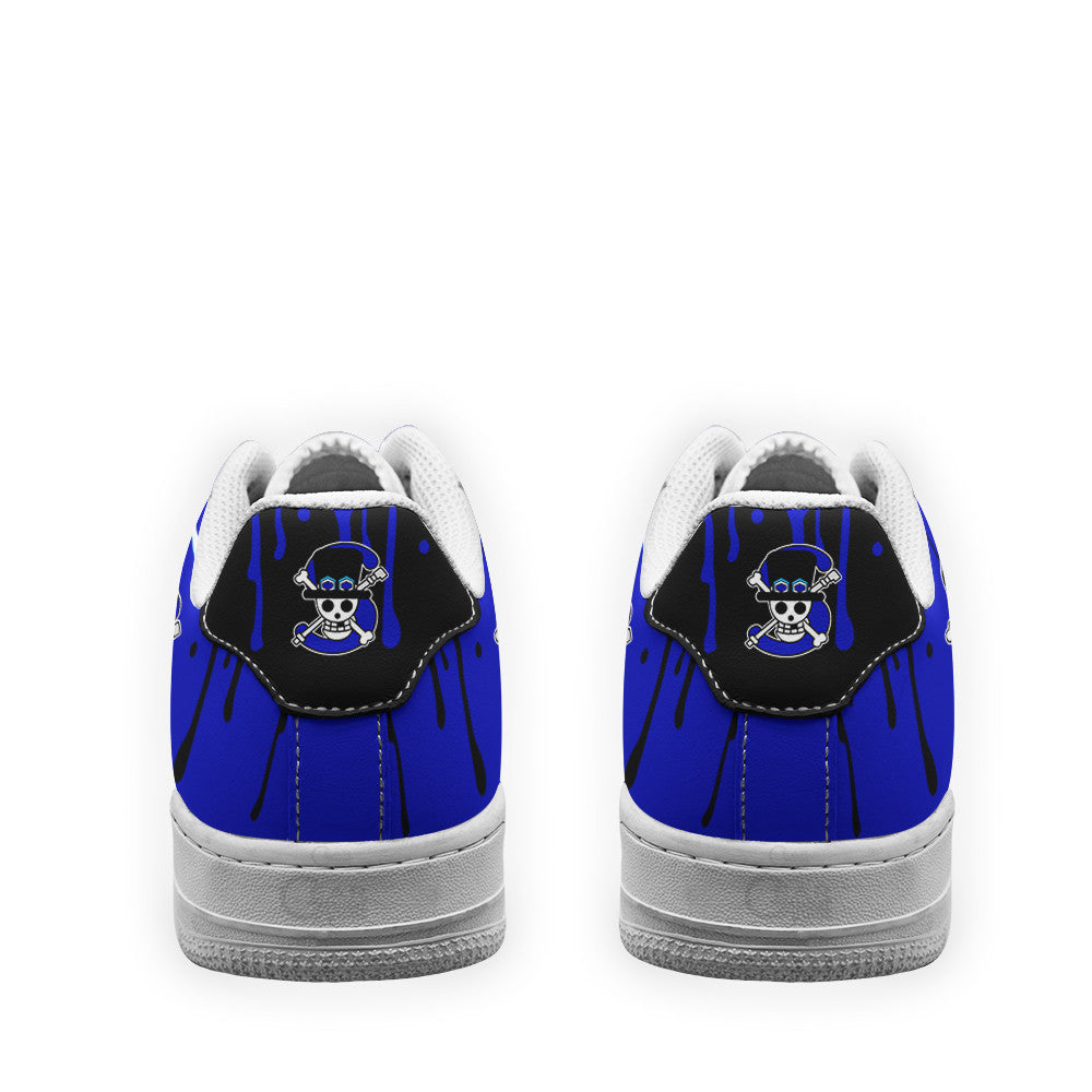 Baskets Anime Sabo Symbol en Cuir Chaussures Basses Unisexes Anime Manga