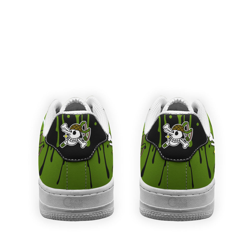 Baskets Anime Usopp Symbol en Cuir Chaussures Basses Unisexes Anime Manga