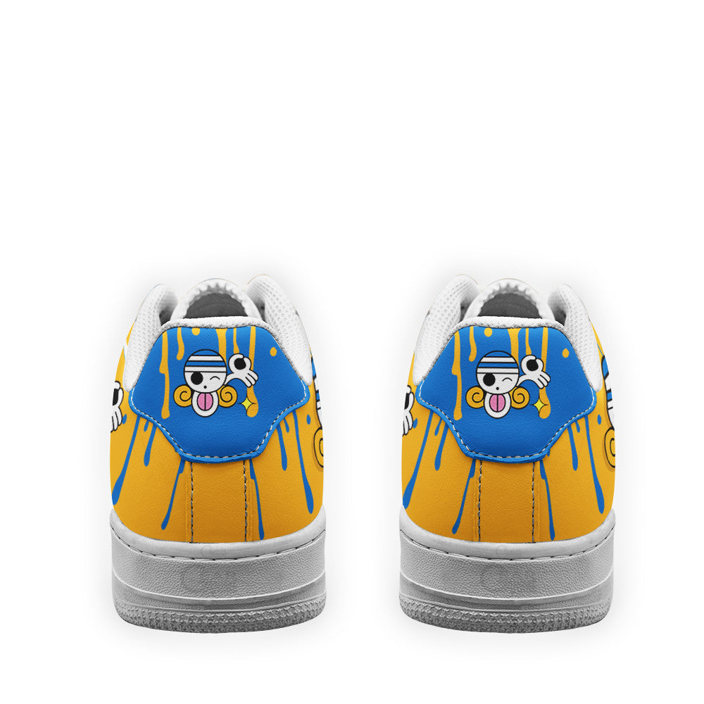 Baskets Anime Nami Symbol en Cuir Chaussures Basses Unisexes One Piece