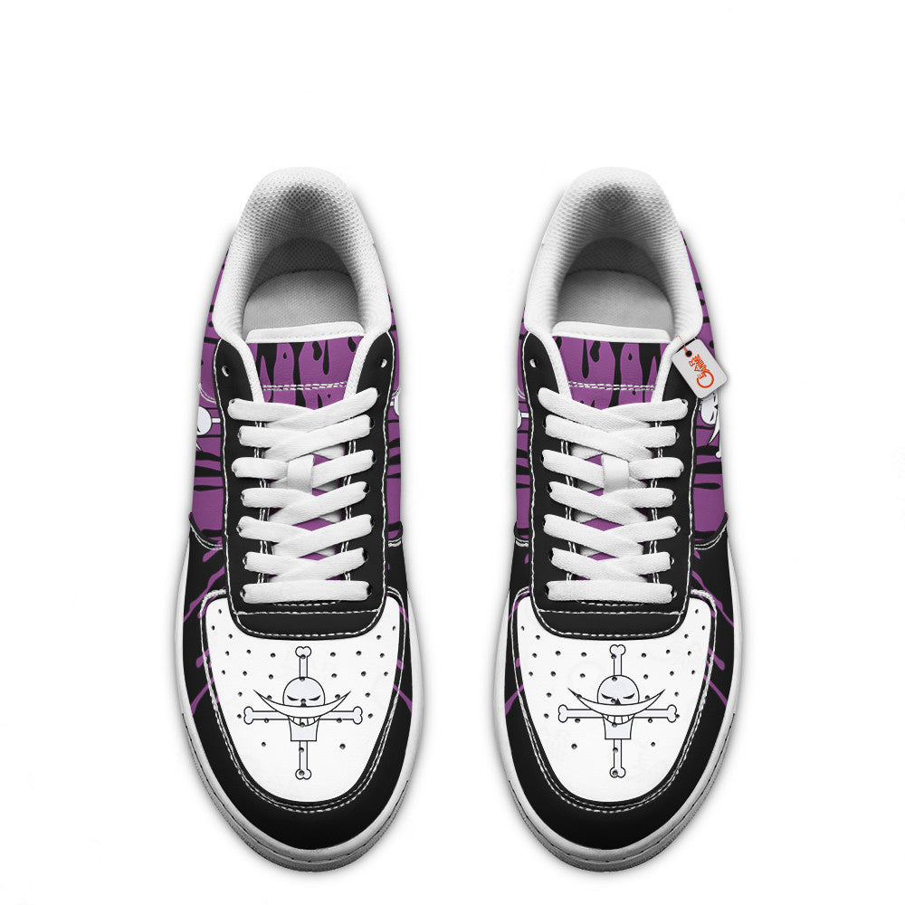 Baskets Anime Edward Newgate Symbol en Cuir Chaussures Basses Unisexes Anime Manga
