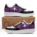 Baskets Anime Edward Newgate Symbol en Cuir Chaussures Basses Unisexes Anime Manga