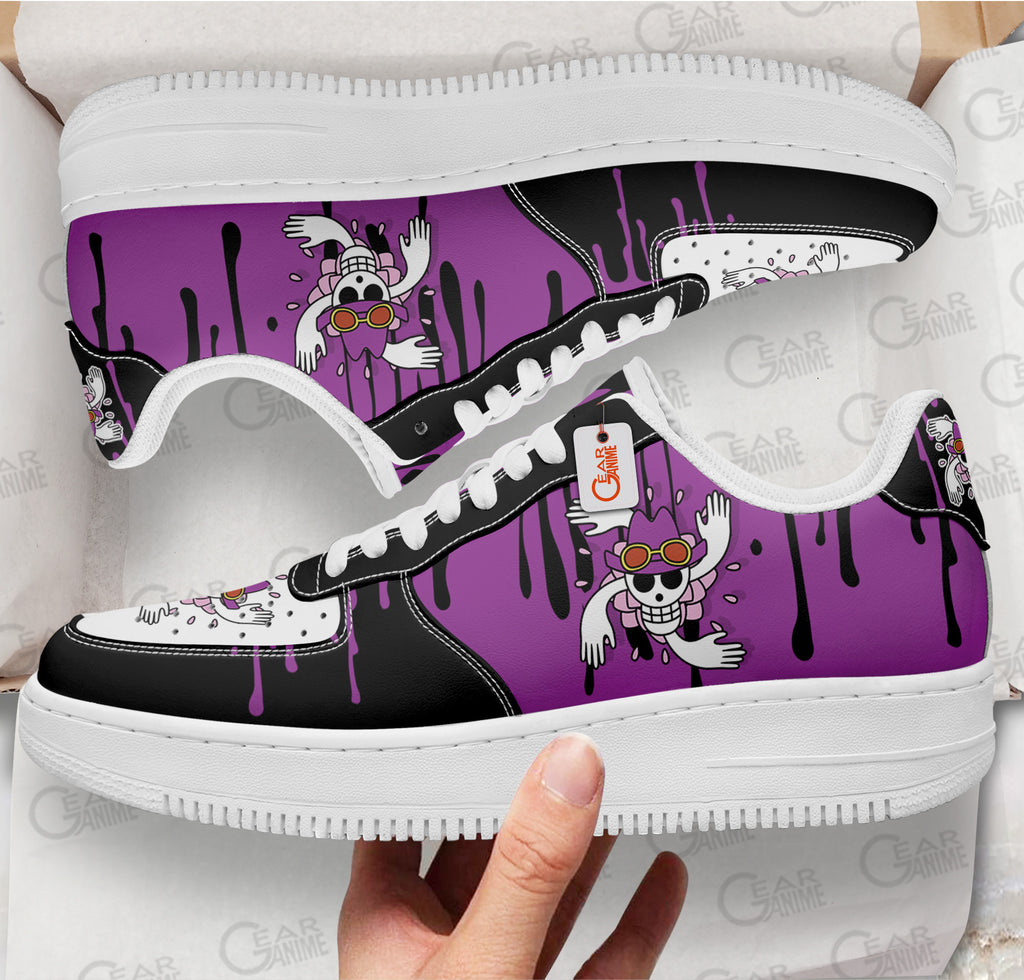 Baskets Anime Nico Robin Symbol en Cuir Chaussures Basses Unisexes Anime Manga