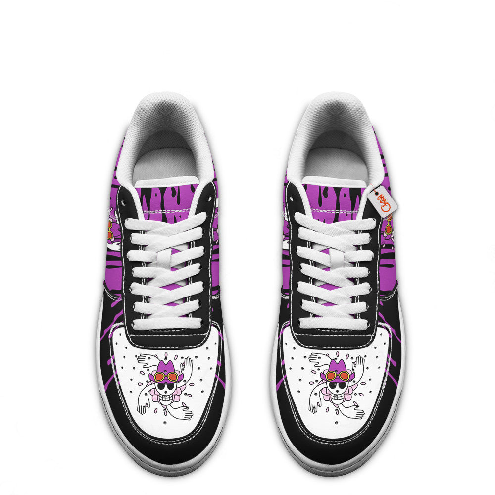Baskets Anime Nico Robin Symbol en Cuir Chaussures Basses Unisexes Anime Manga