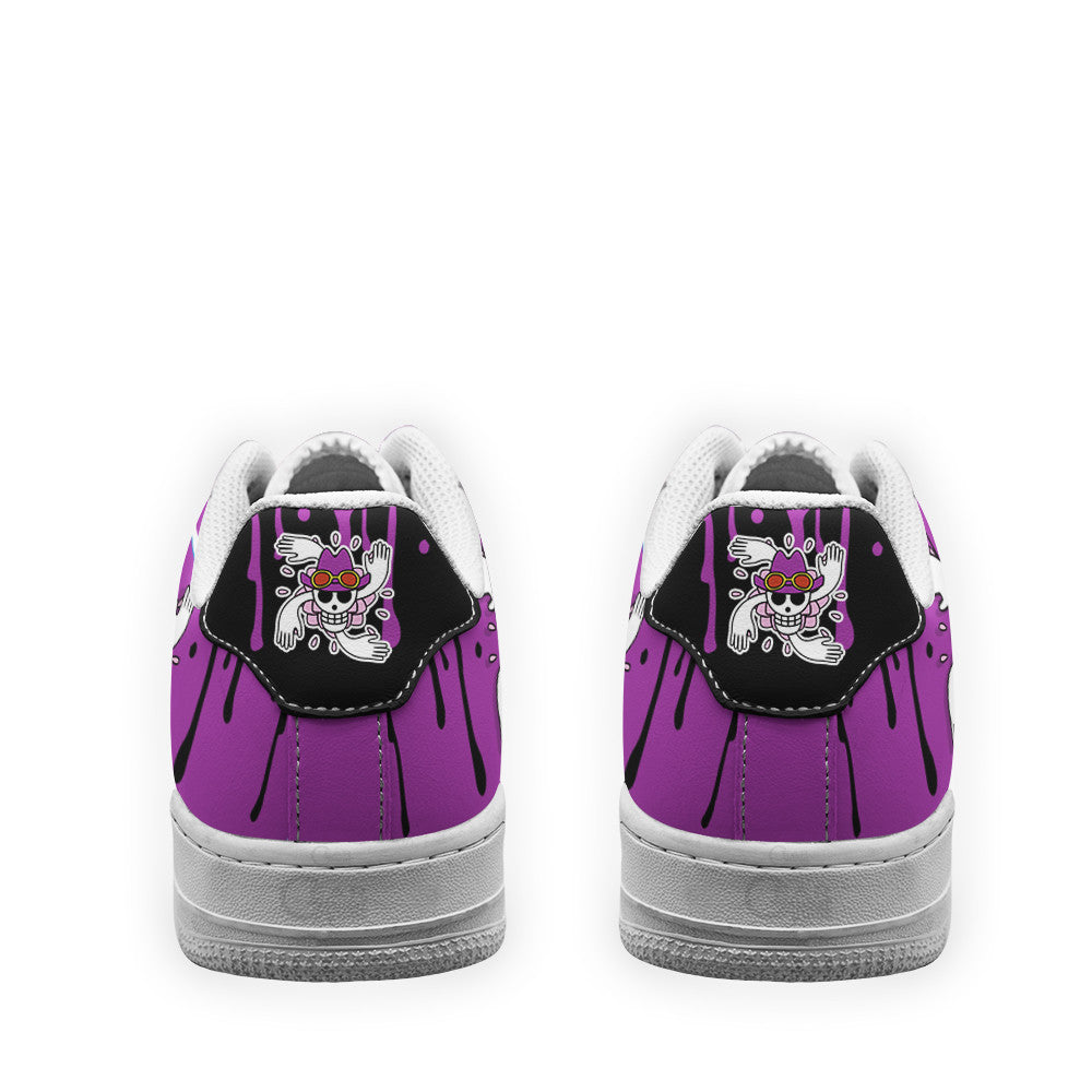 Baskets Anime Nico Robin Symbol en Cuir Chaussures Basses Unisexes Anime Manga