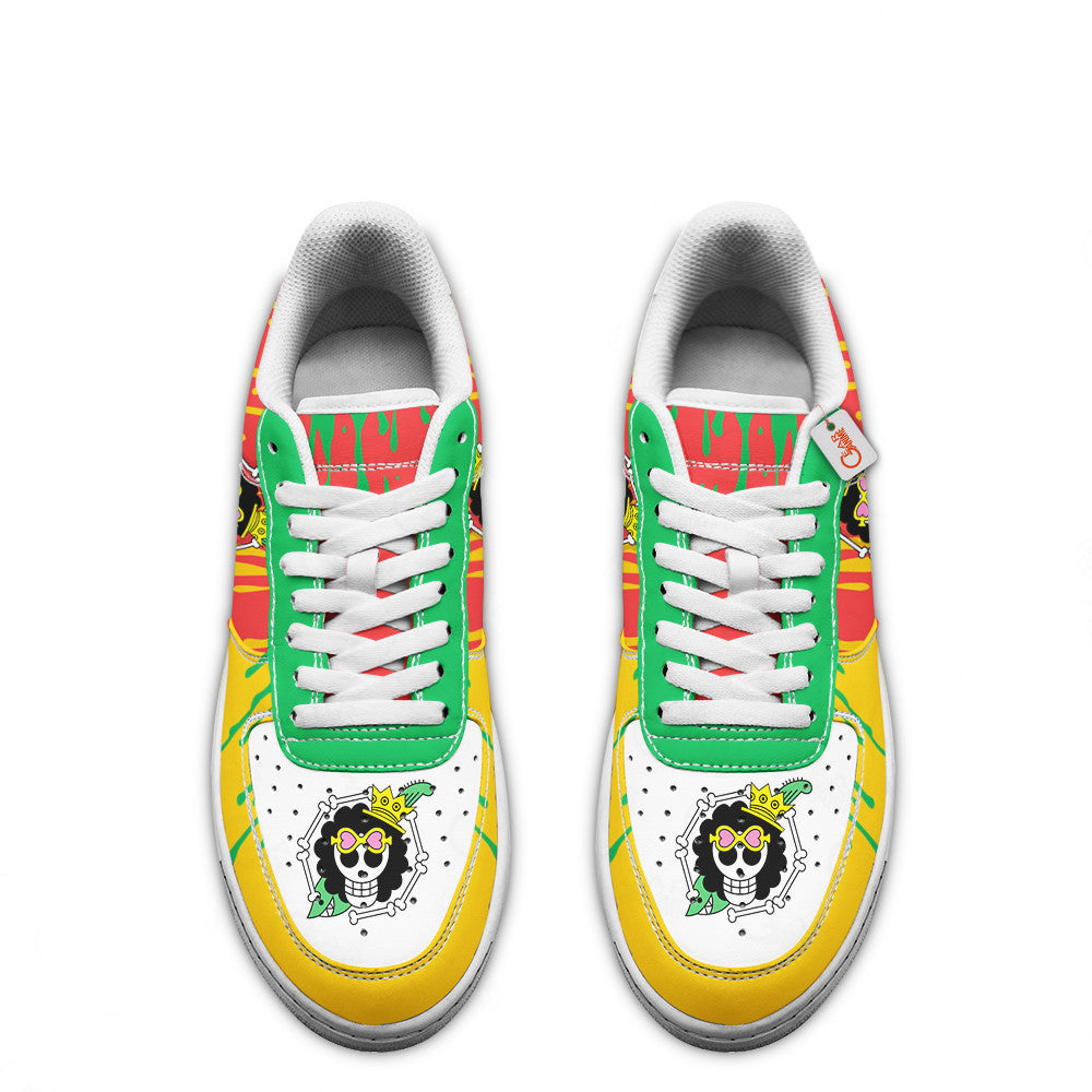 Baskets Anime Brook Jolly Roge en Cuir Chaussures Basses Unisexes Anime Manga