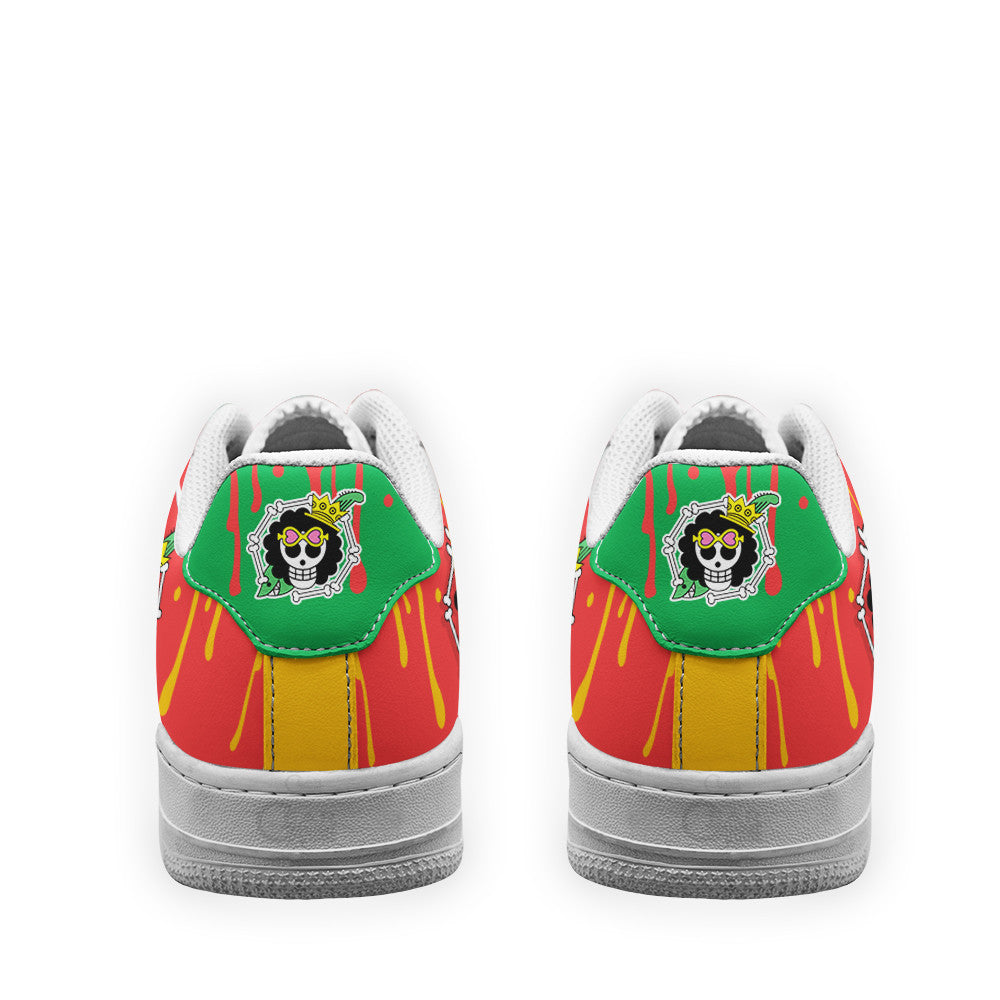 Baskets Anime Brook Jolly Roge en Cuir Chaussures Basses Unisexes Anime Manga