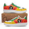 Baskets Anime Brook Jolly Roge en Cuir Chaussures Basses Unisexes Anime Manga