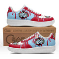 Baskets Anime Jinbe Symbol en Cuir Chaussures Basses Unisexes Anime Manga