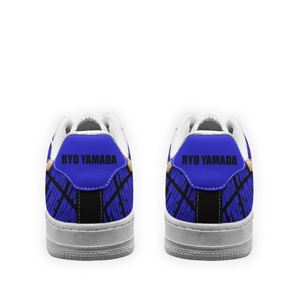 Baskets Anime Ryo Yamada en Cuir Chaussures Basses Unisexes Anime Manga