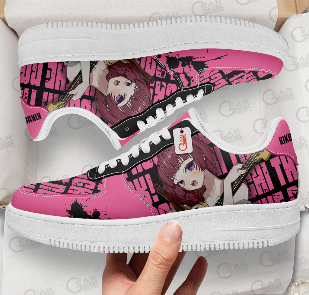 Baskets Anime Kikuri Hiroi en Cuir Chaussures Basses Unisexes Anime Manga